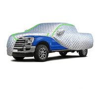 Funda Coche Antigranizo Exterior para Dodge Ram 1500 III 2001-2009,Engrosada Funda para Coche Transpirable,Resistente al Sol,a la Lluvia y al Polv,Plateado-Verde