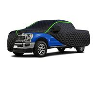Funda Coche Antigranizo Exterior para Volkswagen Amarok 2022-2025,Engrosada Funda para Coche Transpirable,Resistente al Sol,a la Lluvia y al Polv,Negro-Verde