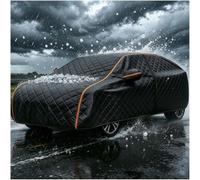 Funda Coche Antigranizo para Aston Martin V8 Saloon/Volante (4)(1978-1985) 丨Manta de Coche para Granizo Cubierta para Automóvil Impermeable A Prueba De Polvo con Cremallera Lateral