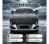 Funda Coche Antigranizo para Aston MartinVantage GT8 2016-2023,Cubierta de Coche Mitad Acolchada Anti-Granizo,Impermeable y Resistente al Viento,con Tiras Reflectantes oi1182zw