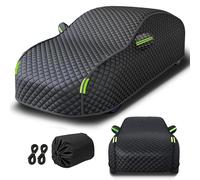 Funda Coche Antigranizo para Jaguar XJ12 Sedan,Funda de Coche A Medida Anti Hail,Protección para Todo Tipo de Clima,Resistente a los UV,Nieve,Viento,Suciedad-Nero