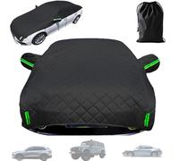 Funda Coche Antigranizo para L nd R ver LR2 Media Cubierta de Coche,Grueso Cubierta Anti Granizo,a Prueba de Polvo,Impermeable Transpirable Anti-UV Antipolvo(Color:Negro,Size:L nd R ver LR2
