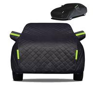 Funda Coche Antigranizo para Mercede s-Benz Marco Polo, Exterior Funda para Coche Impermeable Transpirable Anti-UV Antipolvo Funda Cubierta Coche con Tira Reflectante Engrosadas con Algodón(Black)