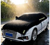 Funda Coche Antigranizo para Nissan 370Z Nismo 2009-2023 | Media Anti-Granizo Algodón Espesado Funda Auto,Impermeable Anti-UV Resistente Al Polvo Nieve Rasguño con Puerta Cremallera