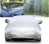 Funda Coche Antigranizo para Renault Arkana E-Tech Hybrid, Espesa Impermeable Protector Media Carrocería, Parasol Rayos UV Hielo Nieve, Cubierta Exterior con Tiras Reflectantes zb368x