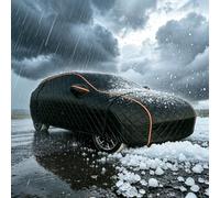 Funda Coche Antigranizo para Renault Grand Kangoo 2024 Funda Coche Impermeable Algodón Grueso Cubre Coches Exterior Todo Tipo Clima Protección Resistente Lluvia Arañazos Sol UV