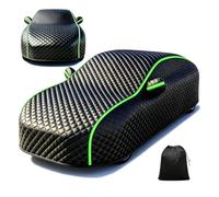 Funda Coche Antigranizo para T oyota Tundra TRD Pro CrewMax 2022-2026 | A Medida con Tiras Reflectantes Nocturnas, Todo Clima Antiviento Antisol Antipolvo, Apta para Sedán, Hatchback, SUV, MPV