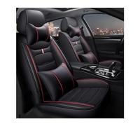 Funda Coche Asientos Fundas De Asiento De Coche De Estilo Universal Accesorios Para HYUNDAI Para Genesis Para Venue Para Terracan Para Ioniq Para Accent Accesorios Coche(Luxury Black Red2)