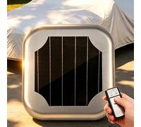 Funda Coche Carga Solar AutomáTica Con Mando A Distancia, Cubierta Solar RetráCtil Impermeable Prueba Viento Y Sombrilla, Apertura RáPida 10s,ProteccióN Exterior Para Suv Berlina Silver-3XXL+