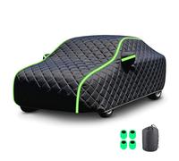 Funda Coche contra Granizo para Chevy Silverado 2500 HD Crew Cab 2025|6096 * 2180 * 1980mm|Lona Protectora Gruesa automóviles(Uso Exterior) Impermeable y con protección Solar Invierno y Verano