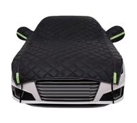 Funda Coche Exterior Antigranizo Compatible con Renault Laguna II (BG0/1) 2001-2007 Media Cubierta Exterior Coche Transpirable Lona Protectora Granizo Sol