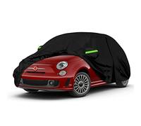Funda Coche Exterior Compatible con 2007-2024 FIAT 500/500C/500E/Abarth, Cubre Coches Impermeable Transpirabl, Coberturas Completas Anti-UV, a Prueba de Polvo, a Prueba de Lluvia y a Prueba de Nieve