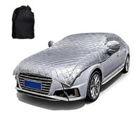 Funda Coche Exterior Granizo Impermeable Oxford 6 Capas para Audi A3 (8P/8V/8Y) (1996-2024) Cubierta Antigranizo Transpirable con Bandas Reflectantes para Lluvia Nieve Sol UV Polvo Viento(Plata)