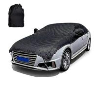 Funda Coche Exterior Granizo Impermeable Oxford 6 Capas para Audi S3 (8L/8P/8V/8Y) (1999-2024) Cubierta Antigranizo Transpirable con Bandas Reflectantes para Lluvia Nieve Sol UV Polvo Viento(Negro)