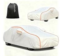 Funda Coche Exterior Hecho para Jaguar XJ6 Cubre Coche Protección Total Todo Clima para Exterior, Anti-UV+Polvo+Nieve+Cremallera +Tiras Reflejante