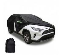 Funda Coche Exterior Impermeable Ajuste Personalizado para Honda ZR-V (2022-2024) Tela Oxford 210D con Cremallera Lateral, Exacto Carro a Medida Protección Todo Clima(Negro)