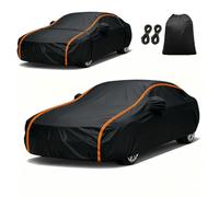 Funda Coche Exterior Impermeable para Mercedes AMG GT 2015-2021 | Cubre Coche Protección Contra el Sol, lluvia, Nieve y Polvo, Tela Oxford Reforzada con Correas Cortavientos, para Todo Clima