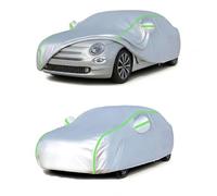 Funda Coche Exterior Impermeable para Saab 9 3 Sport,Defensa Lluvia/Nieve Escudo UV Barrera Polvo Anti-arayazos,Borde Reflectante Bolsa de Almacenamiento(Plata)