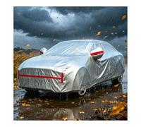 Funda Coche Exterior para Alfa Romeo Junior Elettrica (2024-),Impermeable Cremallera Lateral, Antiviento, Protección Sol, Nieve y Polvo DT25