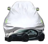Funda Coche Exterior para Bugatti CHIRON Pur Sport ‘C’ Shaped Drift, Impermeable Dustproof Protección Todo Clima Fundas Solar Resistente al Viento Funda Coche,Silver-Plus-Cotton