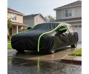 Funda Coche Exterior para Ferrari 296 GTB (2021-2024) Cubre Coche Exterior Exterior Tejido Oxford Impermeable y Resistente a la Nieve, con Correas a Prueba de Viento