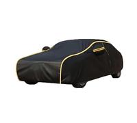 Funda Coche Exterior para Ferrari Roma Spider 2023 2024 2025+, Cubierta para Coche Impermeable Transpirable Anti-UV Antipolvo con Cremallera y Tiras Reflectantes,D/Black-Yellow