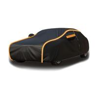 Funda Coche Exterior para Ford Thunderbird 1961-71, Impermeable Transpirable Funda Coche, Fundas Completas para Automóviles, Funda Coche Lluvia Nieve Rasguño All Weather Protection(Black Orange,Thick)