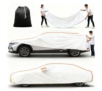 Funda Coche Exterior para Honda Jazz Cubierta para Coche Impermeable Oxford de 150 D Transpirable Anti-UV Antiarañazos Antipolvo con Cremallera