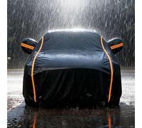 Funda Coche Exterior para Mercedes GLC Coupe, Cubierta de Coche Exterior Impermeable, Resistente Lona Automovilística, Garaje Plegable con Acceso Lateral y Tiras Reflectantes-f1