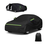 Funda Coche Exterior para Nissan Murano 2003-2026, Funda Coche, Cubre Coches Impermeable Transpirable, Protección para Todo Clima con Diseño De Cremallera(Black)