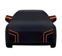Funda Coche Exterior para Peugeot 308 SW Estate 2008-2025，Funda Coche a Prueba de Viento, Lluvia y Nieve.（Black Orange）