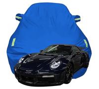 Funda Coche Exterior para Porsche 911 Turbo S by TopCar Design Porsche, Impermeable Dustproof Protección Todo Clima Fundas Solar Resistente al Viento Funda Coche,Blue-Plus-Cotton