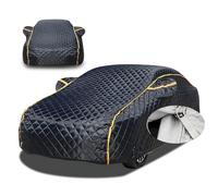 Funda Coche Exterior para SLK 250 2011-2024, Cubre Coche Exterior Impermeable Transpirable, Lona Coche por Encargo, Anti-UV, Altamente Elástico, Protección de Cuatro Estaciones(Black)