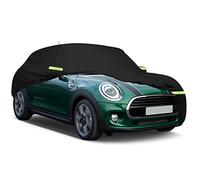 Funda Coche, Impermeable Cubre Coches Reemplazo para Mini Cooper 3 Puertas 2000-2024, 300D Todo Clima Cubierta para Automóvil con Puerta con Cremallera y Correa a Prueba de Viento