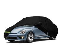 Funda Coche, Impermeable Cubre Coches Reemplazo para VW Beetle 1998-2024, 300D Todo Clima Cubierta para Automóvil con Puerta con Cremallera y Correa a Prueba de Viento