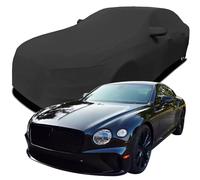 Funda Coche para Bentley Continental GT Speed 2022 2023 2024 2025, Tejido Elástico Protección para Todo Clima Funda, Protección Solar Resistente al Viento y al Polvo,Black