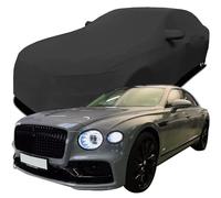 Funda Coche para Bentley Flying Spur 2023 2024 2025, Tejido Elástico Protección para Todo Clima Funda, Protección Solar Resistente al Viento y al Polvo,Black