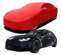 Funda Coche para BMW M3 Touring Competition xDrive 2024 2025 2026, Elastica Funda Protectora Transpirable Stretch Protección Accesorios,Red