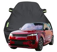 Funda Coche para Land Rover Range Rover Sport First Edition, Funda Protectora Impermeable Antigranizo Protección contra Granizo Accesorios,Black-Plus-Cotton