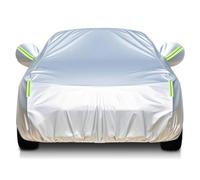 Funda Coche para Renault 5 Hatchback 1972-1985 Antimanchas & Resistente | Funda para Coche para Todo Tipo de Clima, Forro de Algodón, Lona Impermeable Exterior Protección UV Nieve Polvo(Color:Plata)