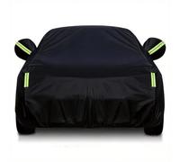 Funda Coche para Renault 5 Hatchback 1972-1985 Antimanchas & Resistente | Funda para Coche para Todo Tipo de Clima, Forro de Algodón, Lona Impermeable Exterior Protección UV Nieve Polvo(Color:Negro)