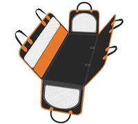 Funda Coche Perro Compatible con Smart Fortwo Cabrio 2004-2019, Protector Maletero Coche Perros Asiento Trasero Impermeable, Accesorios para Viajes Coche,B