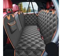 Funda Coche Perro para Renault 4 (R4) E-Tech 2025 2024, Protector Asiento Trasero Coche Impermeable Antideslizante Asiento Trasero Funda Asiento de Coche,A/Orange