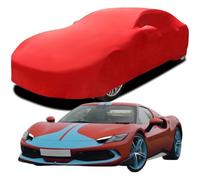 Funda Coche Personalizada para Ferrari 296GTB, Funda Coche Interior Terciopelo Elástico Protección Prueba Polvo Funda Completa Coche,Red
