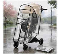 Funda Cochecito Bebé para Cosatto Yo! 2024-2026 | Cubierta Integral PEVA Parasol Puerta Cremallera Ventanas Laterales Transpirables Impermeable Cortavientos