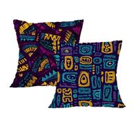 Funda Cojin 30x30 Marina de guerra Decorativo Almohadas Juego de 2 Cojines Geometría Terciopelo Funda Almohada 30x30cm Impresión de Doble Cara, Cremallera Invisible,Navidad Habitacion Decoracio,2p327F