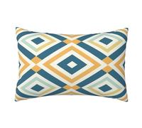 Funda Cojin 30x50 cm amarillo Cojines Exterior Jardin Impermeable 2 Piezas, Fundas Cojines Geométrico Funda de Almohada, Funda Cojines Exterior Cojines Decorativos para Coche Patio Hogar Regalos,U508