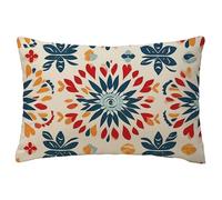 Funda Cojin 30x50 cm Retro Fundas Cojines Étnico Funda Cojín Sofá Rectangular Lino Decorativos Funda de Almohada Sofa Cushion Covers Lumbar para Coche Silla Dormitorio Autumn Decoracion, Regalo L-1345