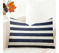 Funda Cojin 30x60 cm White Funda Almohada Juego De 1 Fundas Cojines Marina de Guerra Terciopelo Cojines Rectangulares con Cremallera Invisible, Decorativos Navideña Jardín Sofá Dormitorio 1h-563