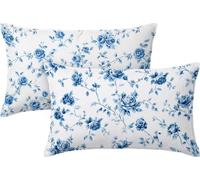 Funda Cojin 30x60 Rosa Cojines Sofa Funda de Cojines Azul Terciopelo Juego de 2, Almohada Rectangular de Decorativa Modernas con Doble Cara para Salón, Cama, Jardín, Exterior, Terraza, Coche JK-540
